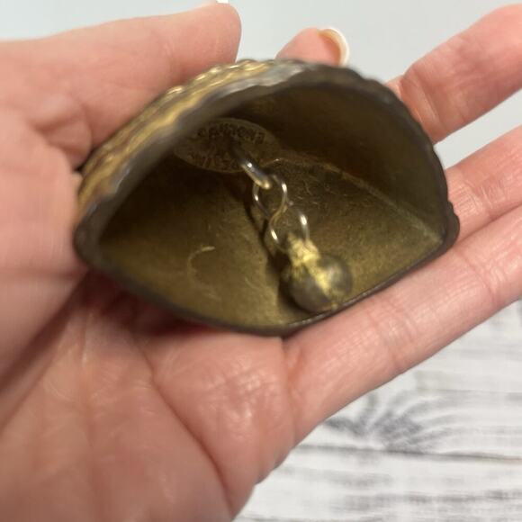 Vintage Southern Belle Victorian Lady Golden Brass Bell Made in England - Picture 7 of 8